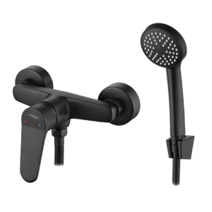 ATEZ bateria natryskowa ścienna z zestawem natryskowym