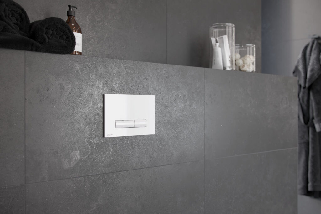 Aurro przycisk spłukujący do stelaża podtynkowego WC Shiro 2.0, biały połysk