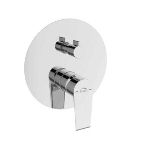 Largo – bateria natryskowa podtynkowa z przełącznikiem