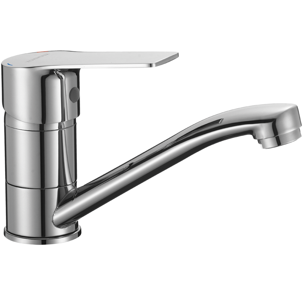 BORGO bateria umywalkowa stojąca z ruchomą wylewką