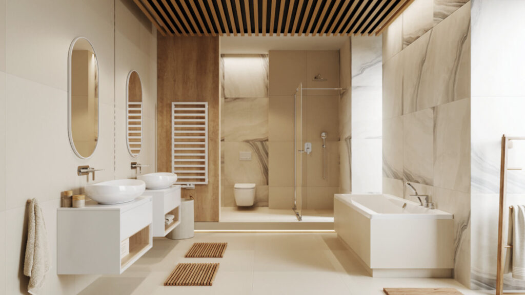 Brego grzejnik łazienkowy 115×50 cm, biały mat