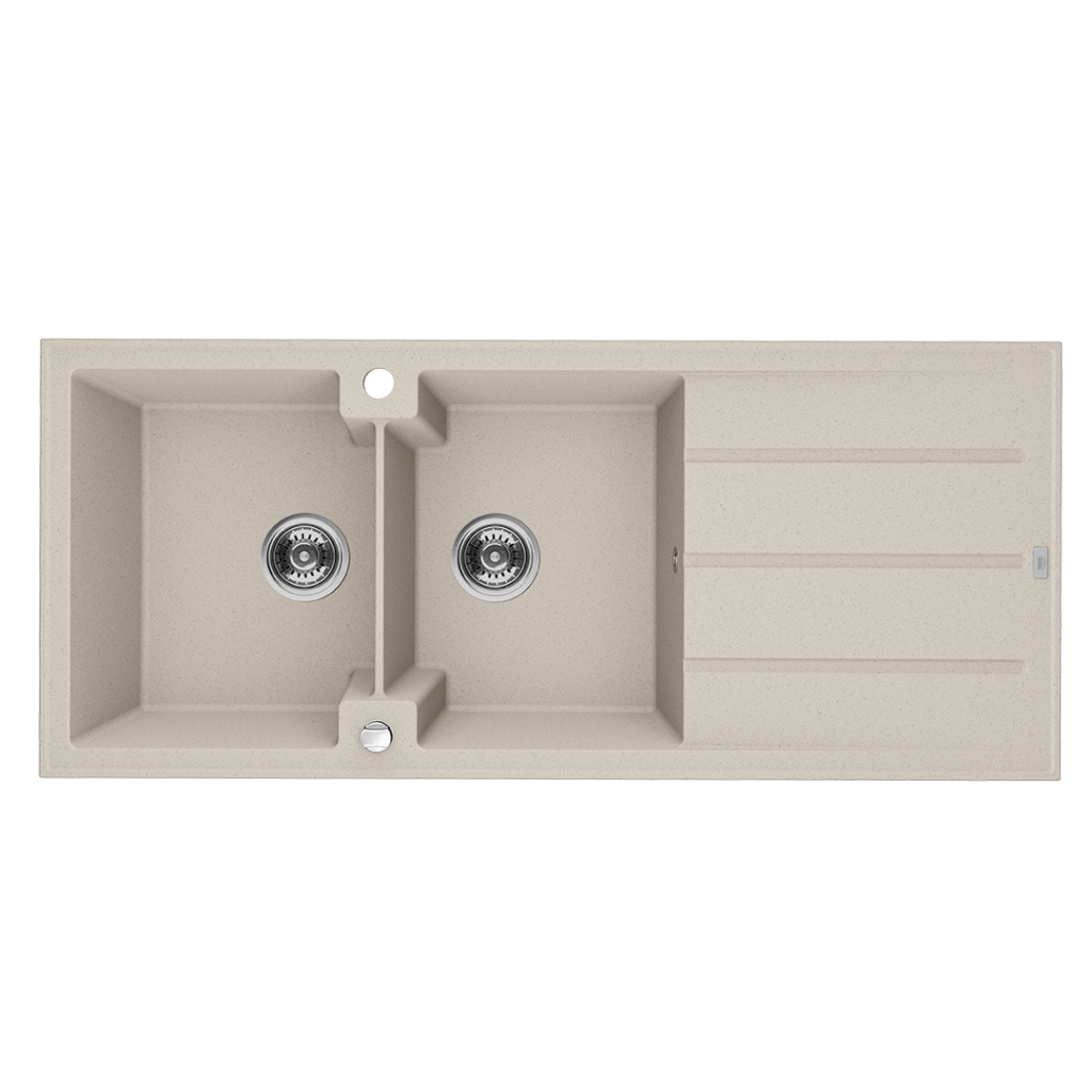 Canaria – zlewozmywak 2-komorowy z ociekaczem