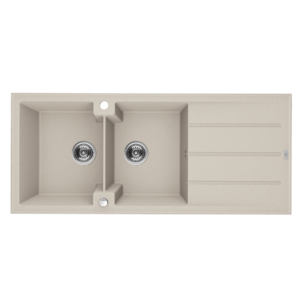 Canaria – zlewozmywak 2-komorowy z ociekaczem