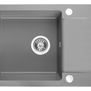 CELEBES zlewozmywak granitowy 1-komorowy z półociekaczem