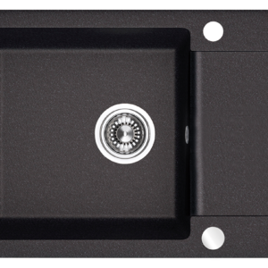 CELEBES zlewozmywak granitowy 1-komorowy z półociekaczem