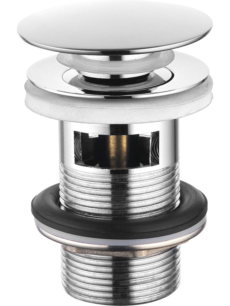 Korek spustowy klik-klak z przelewem