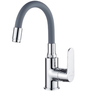 DIMA bateria umywalkowa stojąca z elastyczną wylewką