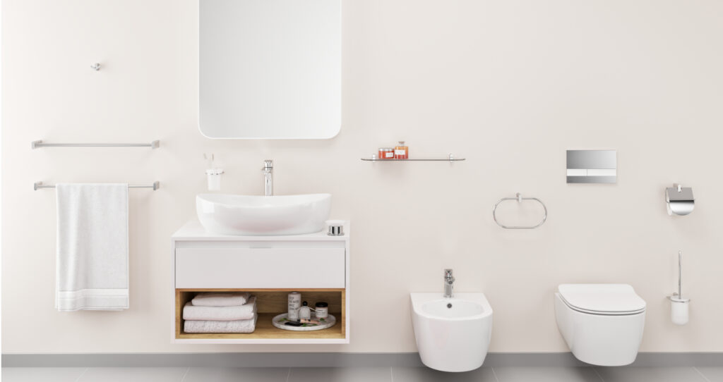 Kobo mydelniczka wisząca, szklana, chrom