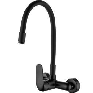 ELZA bateria zlewozmywakowa ścienna z elastyczną wylewką