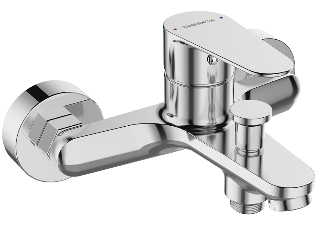 FRESNO bateria wannowa ścienna bez zestawu natryskowego