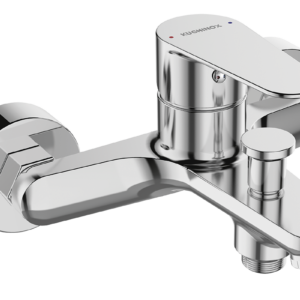 FRESNO bateria wannowa ścienna bez zestawu natryskowego