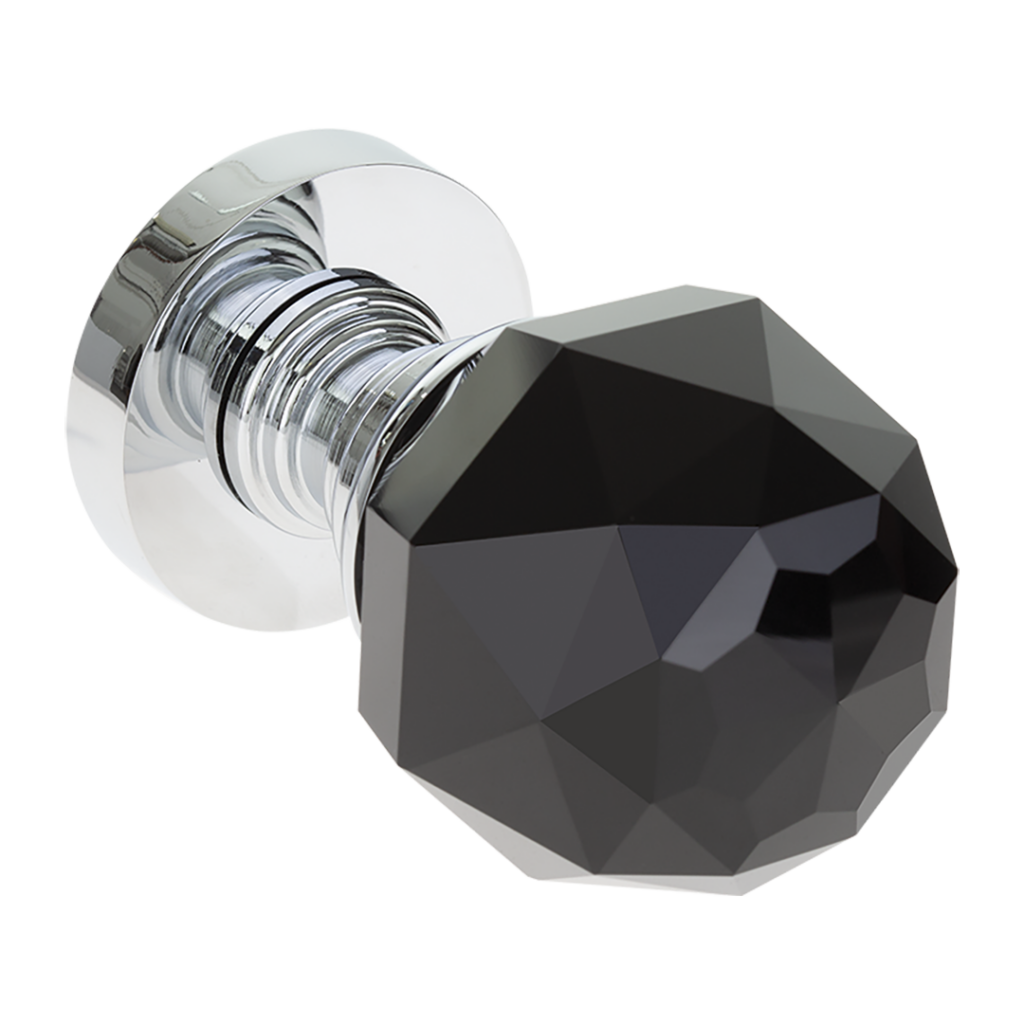 Gałko-gałka kryształowa, czarna