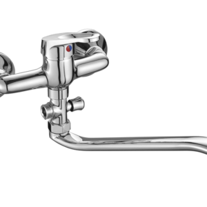 GRACE bateria wannowa ścienna z ruchomą wylewką bez zestawu natryskowego