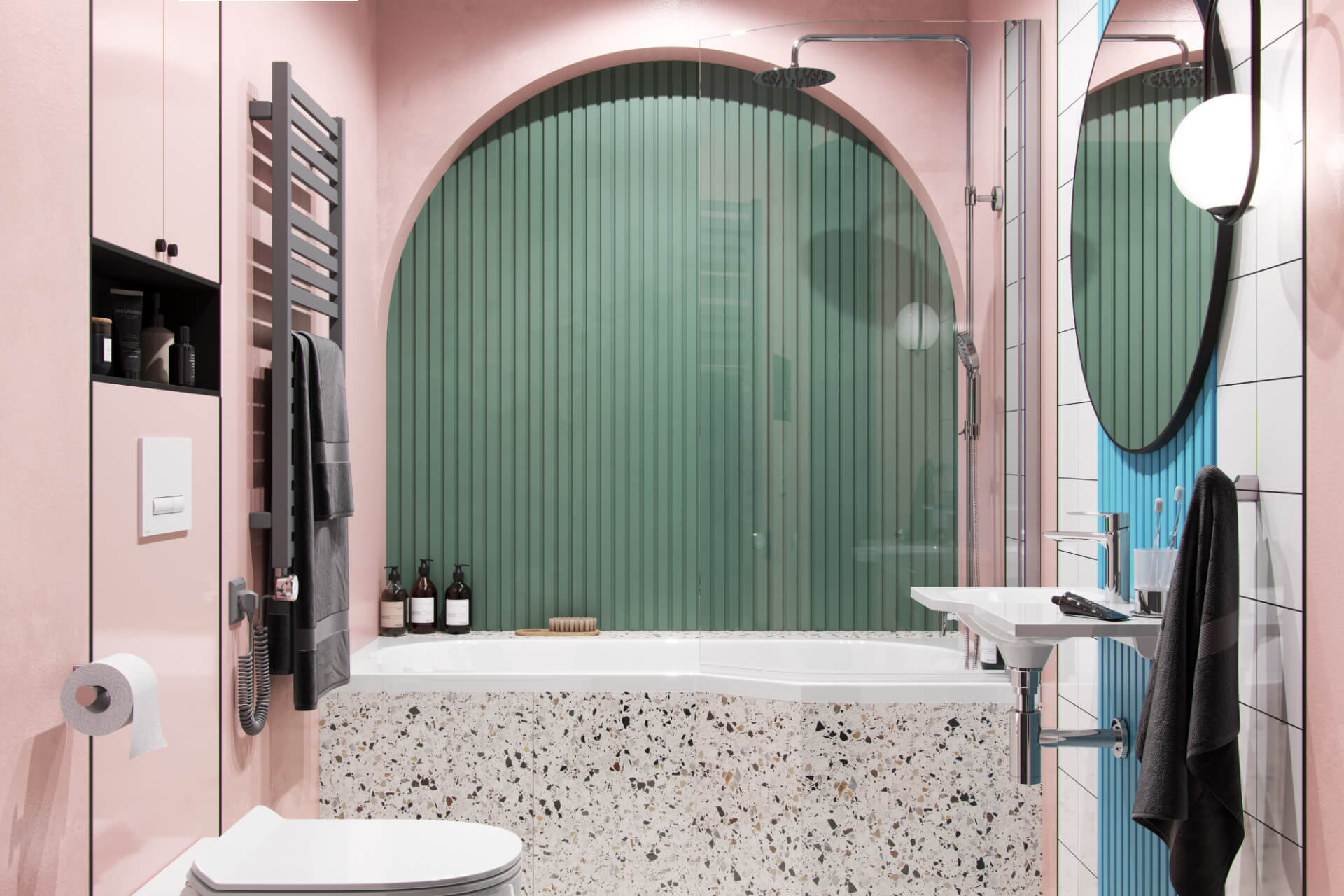 Westa grzałka elektryczna 400W, chrom