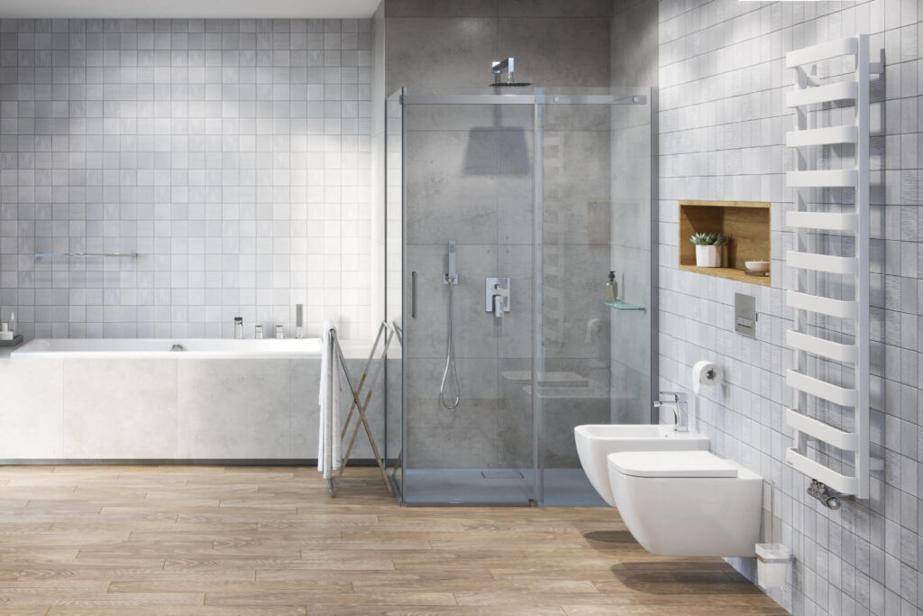 Meteor grzejnik łazienkowy 137×50 cm, biały soft