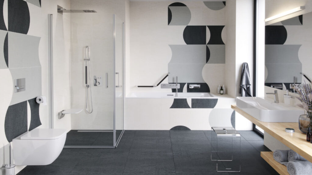 Hendi uchwyt łazienkowy prysznicowy 75 cm, chrom