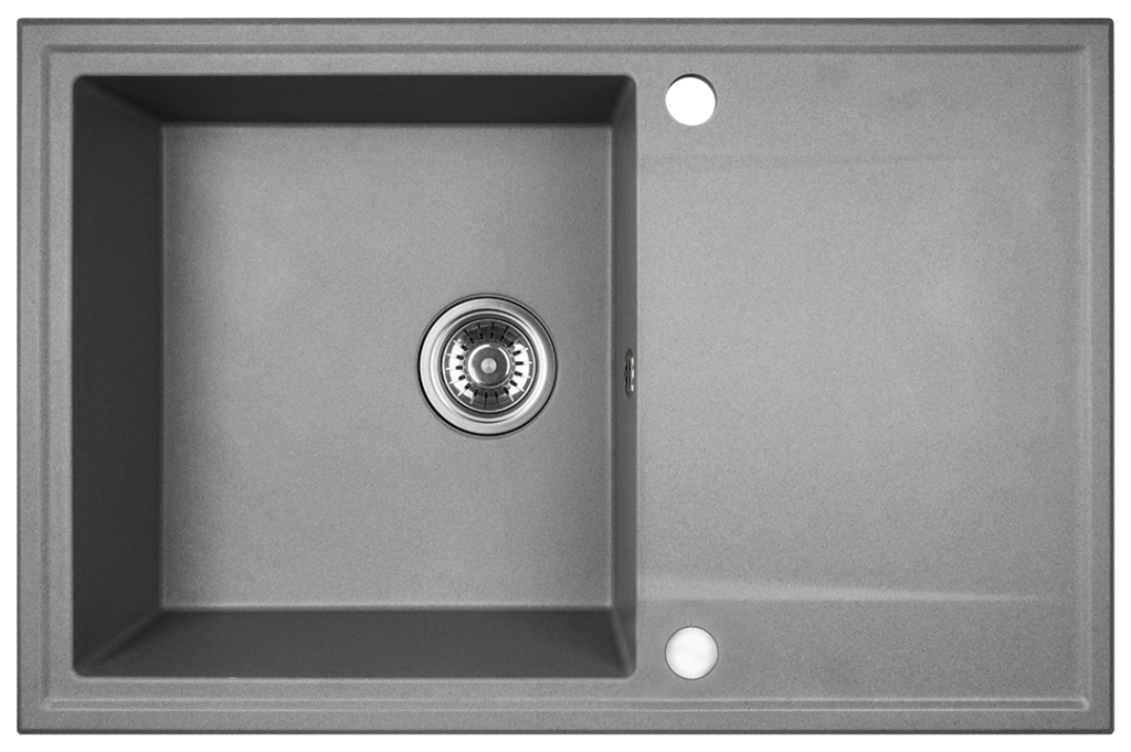 HUNTER zlewozmywak granitowy 1-komorowy z ociekaczem