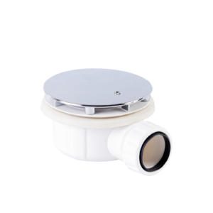 Zero syfon do brodzika 90 mm z pokrywą, chrom