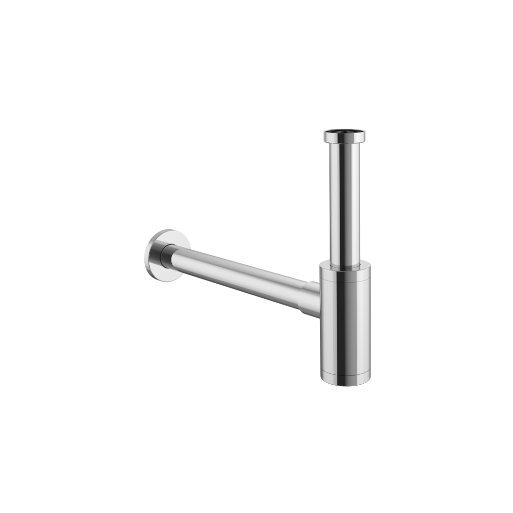 D54 syfon umywalkowy, stal nierdzewna, chrom