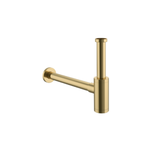 D54 syfon umywalkowy, stal nierdzewna, zloty połysk