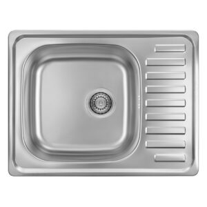 JUNAK zlewozmywak jednokomorowy z  półociekaczem