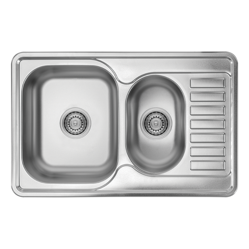 JUNAK zlewozmywak półtorakomorowy z półociekaczem