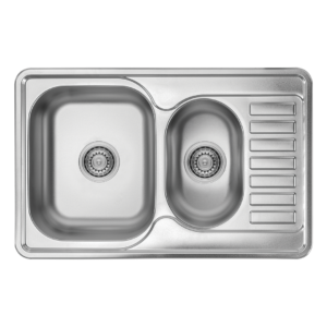 JUNAK zlewozmywak półtorakomorowy z półociekaczem