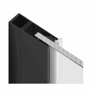 Rols profil poszerzający 15 mm, czarny mat