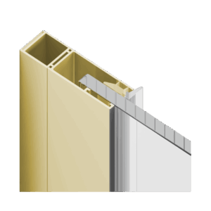 Rols profil poszerzający 15 mm, złoty połysk