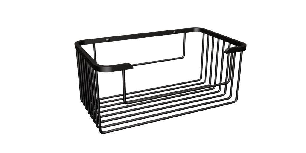 Kosz prostokątny ANDEX Sanibella 568NG czarny