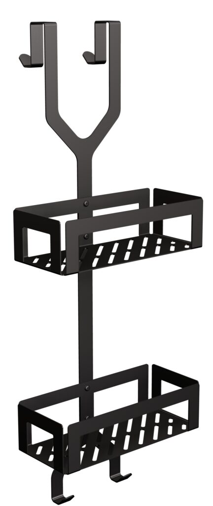 Kosz prysznicowy podwójny ANDEX Technic 347NG stal nierdzewna czarny