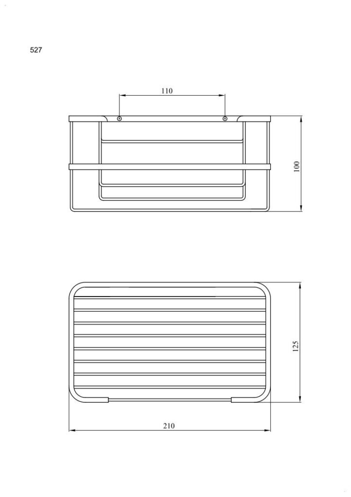 Koszyk prysznicowy „21” ANDEX Sanibella 527CC chrom