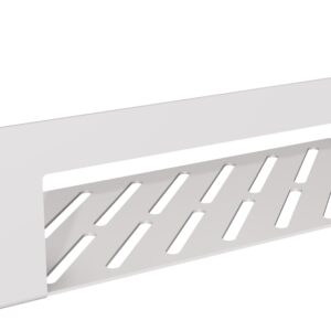 Koszyk prysznicowy ANDEX Technic 328B stal nierdzewna polerowana biały