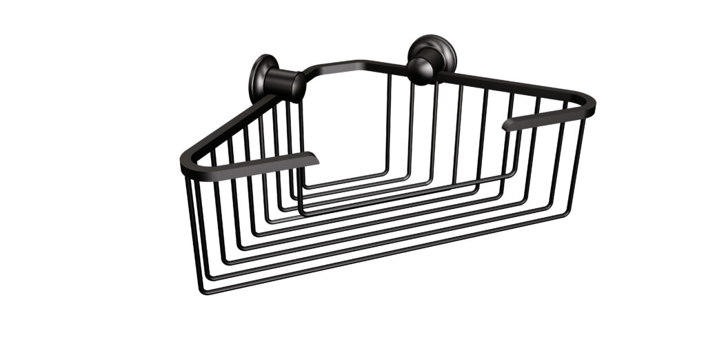 Koszyk prysznicowy narożny ANDEX Classic 089NG czarny