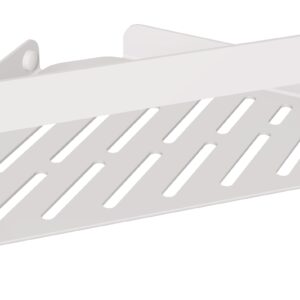 Koszyk prysznicowy narożny ANDEX Technic 318B stal nierdzewna biały