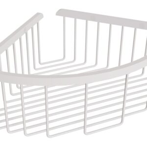 Koszyk prysznicowy narożny półokrągły ANDEX Classic 084B biały