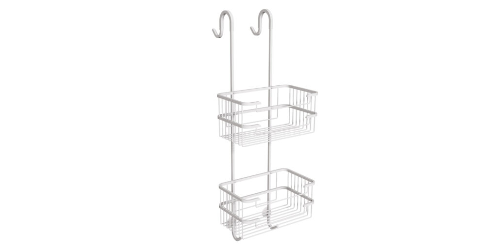 Koszyk prysznicowy podwójny ANDEX Sanibella 551B biały