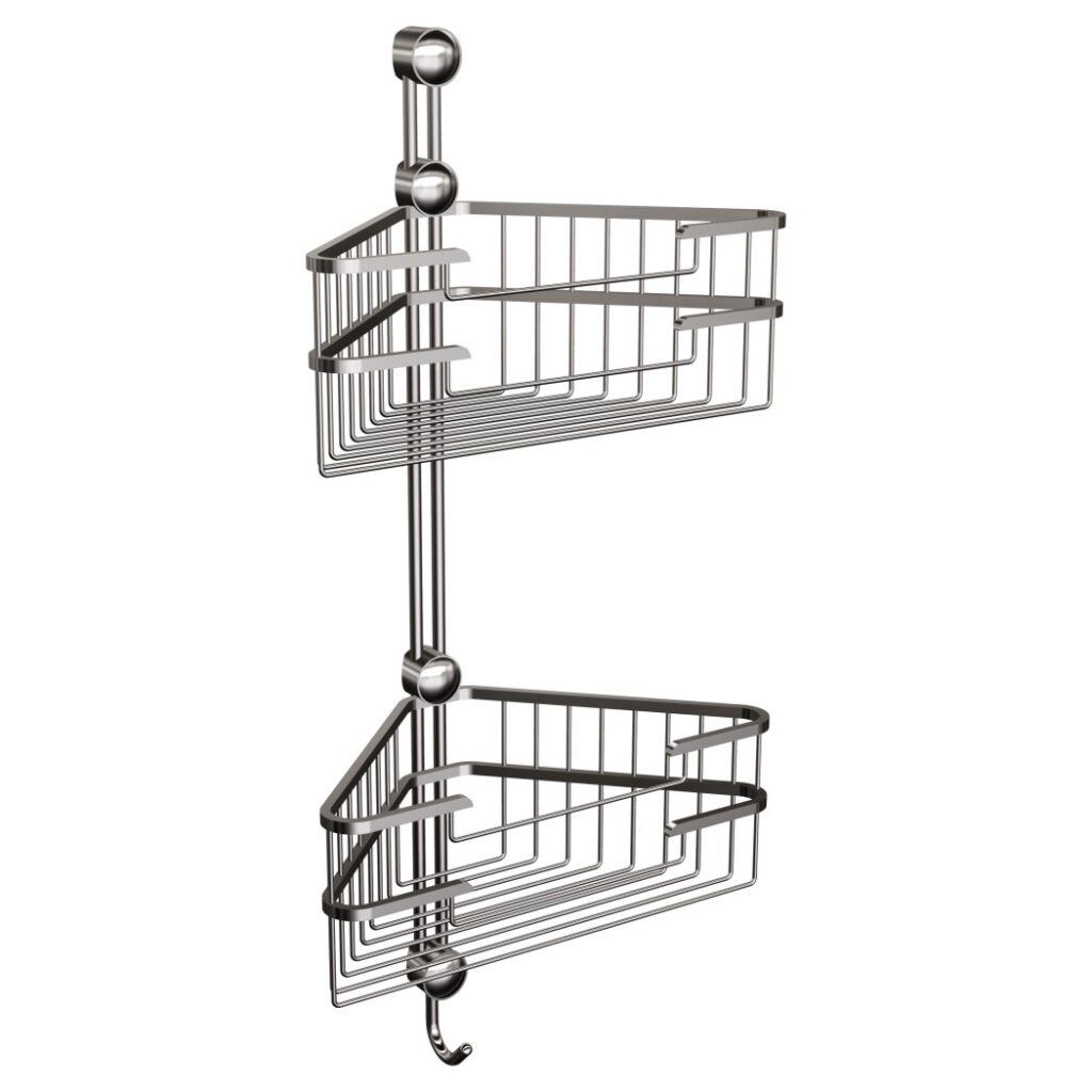 Koszyk prysznicowy podwójny narożny ANDEX Classic 073CC chrom