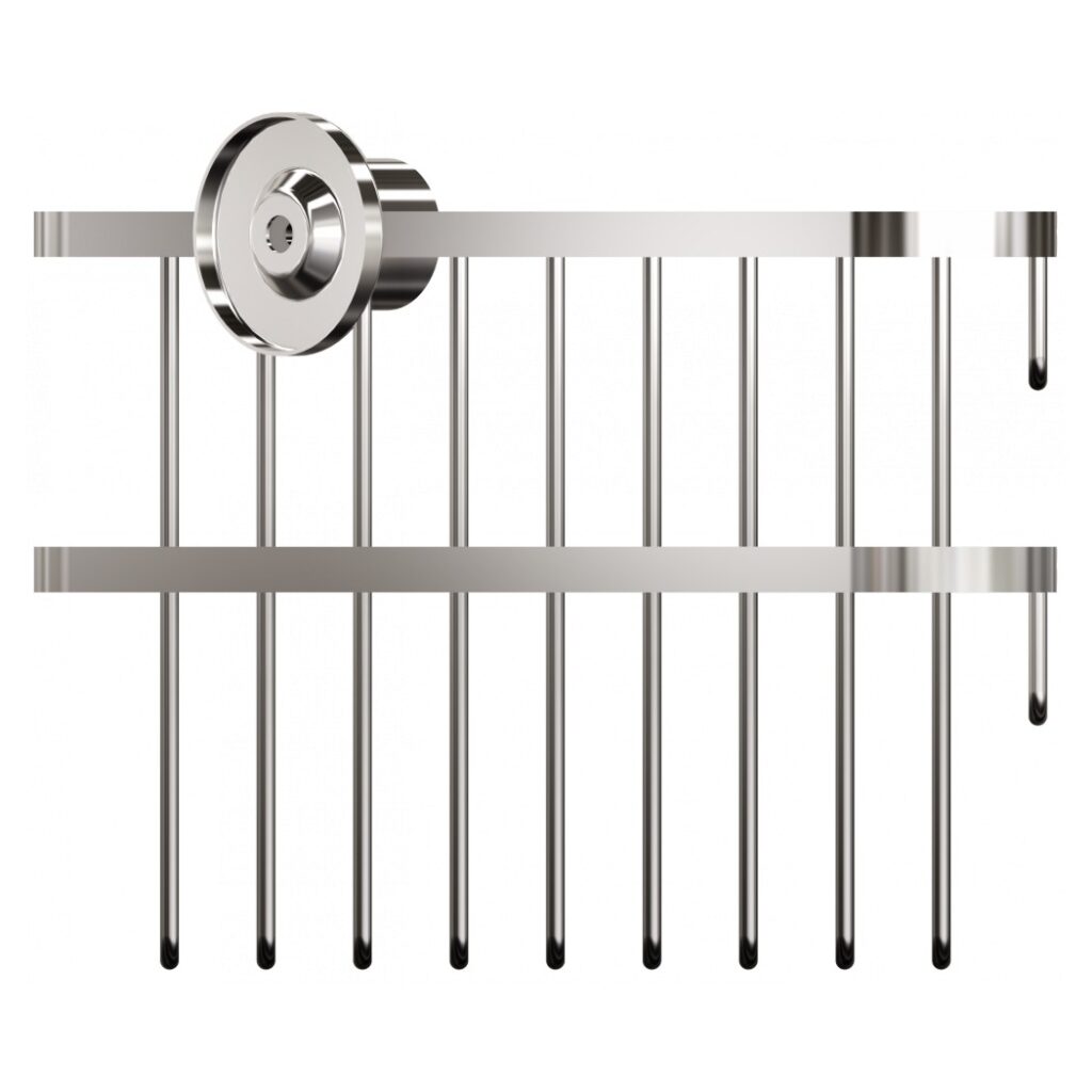 Koszyk prysznicowy „T” z korpusami ANDEX Sanibella 548CC chrom