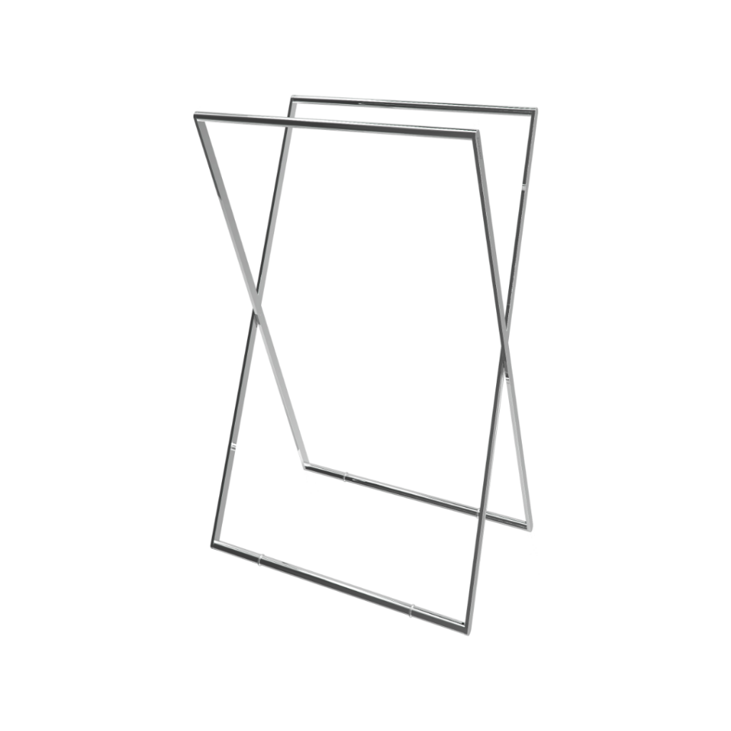 Kros wieszak wolnostojący na ręczniki, chrom