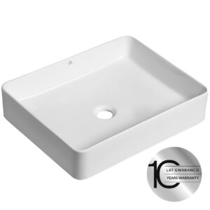 Kvadrato – umywalka nablatowa ceramiczna