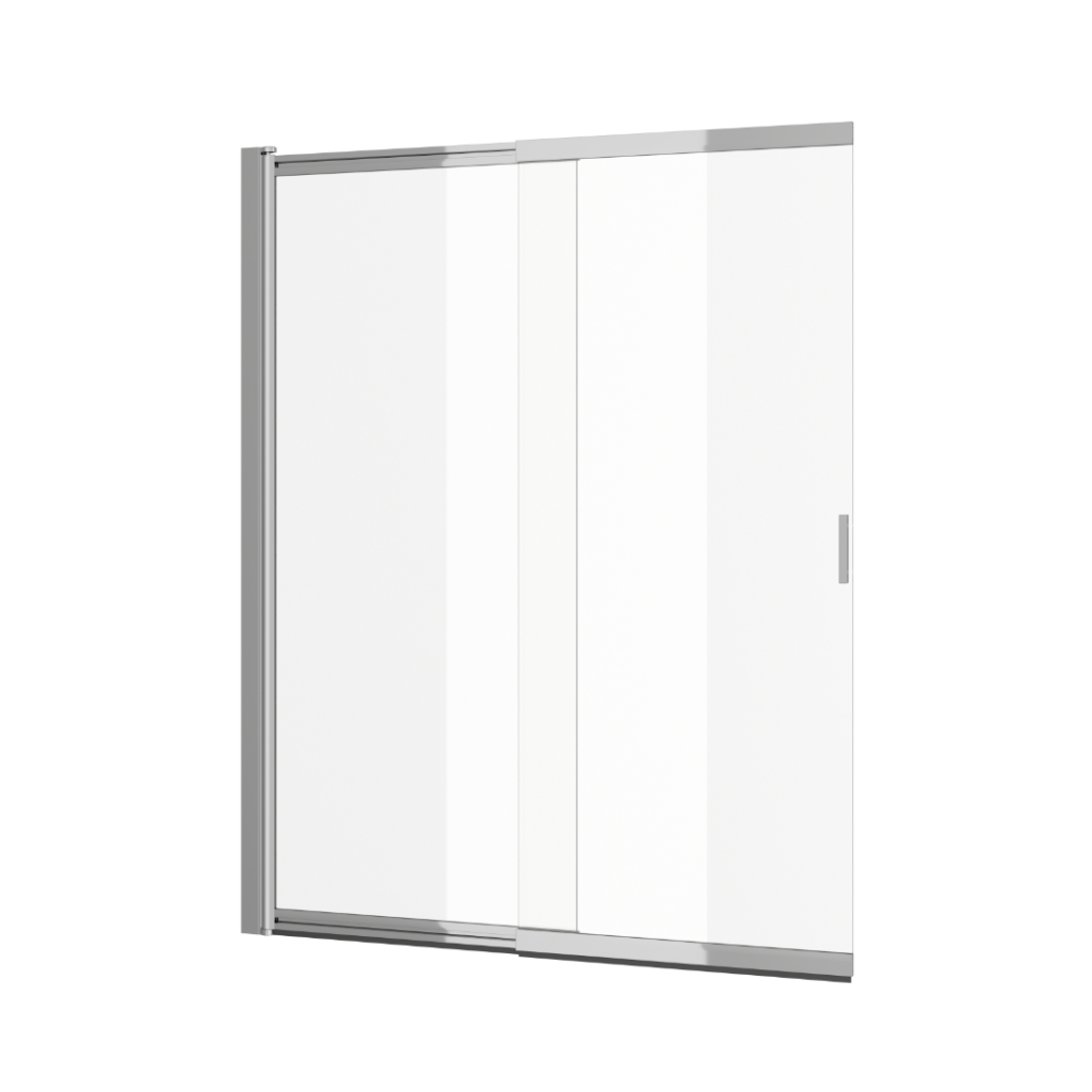 Liner parawan nawannowy 110×140 cm rozsuwany 2-częściowy lewy / prawy, chrom