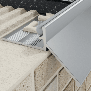 Profil K okapowy 8 mm, szerokość 15 mm długość 250 cm, aluminiowy, anodowany srebrny