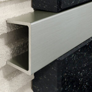 Profil U Listello 12 mm, długość 250 cm stal nierdzewna, szlifowany