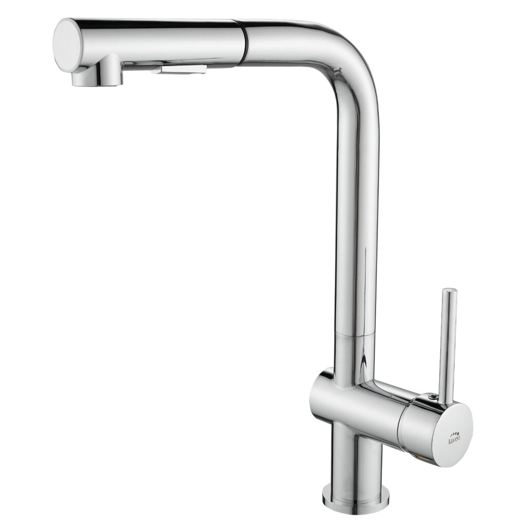 Luna – bateria zlewozmywakowa stojąca z wyciąganą wylewką