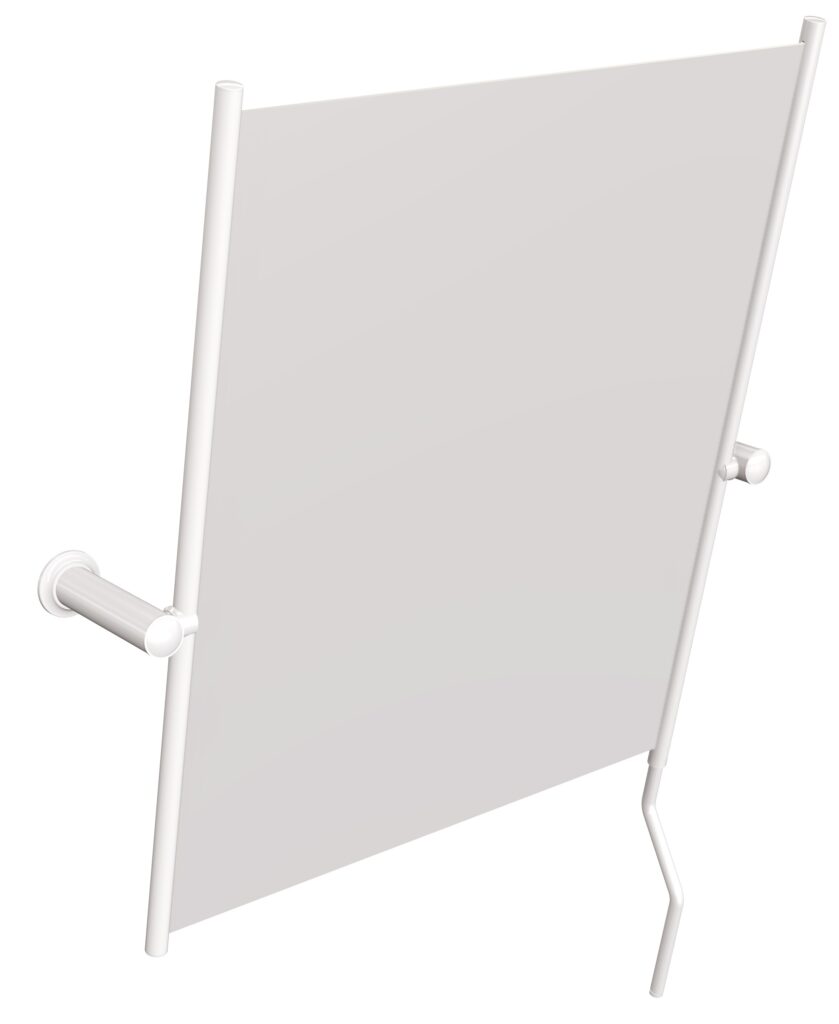 Lustro uchylne z rączką ANDEX Bez Barier 809B  biały