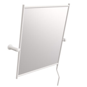 Lustro uchylne z ramą i rączką ANDEX Bez Barier 834B biały