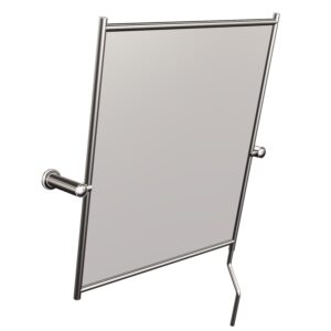 Lustro uchylne z ramą i rączką szkło bezpieczne-certyfikat- ANDEX Bez Barier 835CC chrom