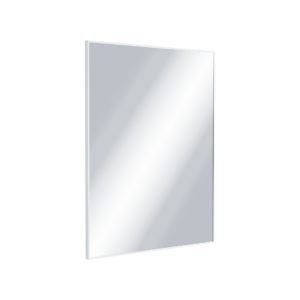 Kuadro lustro łazienkowe 80×60 cm prostokątne, biały mat