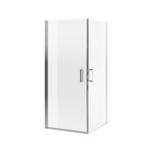 Mazo kabina prysznicowa narożna, drzwi wahadłowe podwójne 90×90 cm, Clean Control, chrom